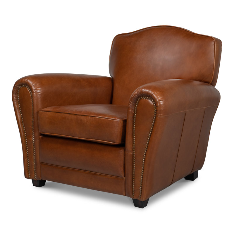 Buenrostro Leather Club Chair